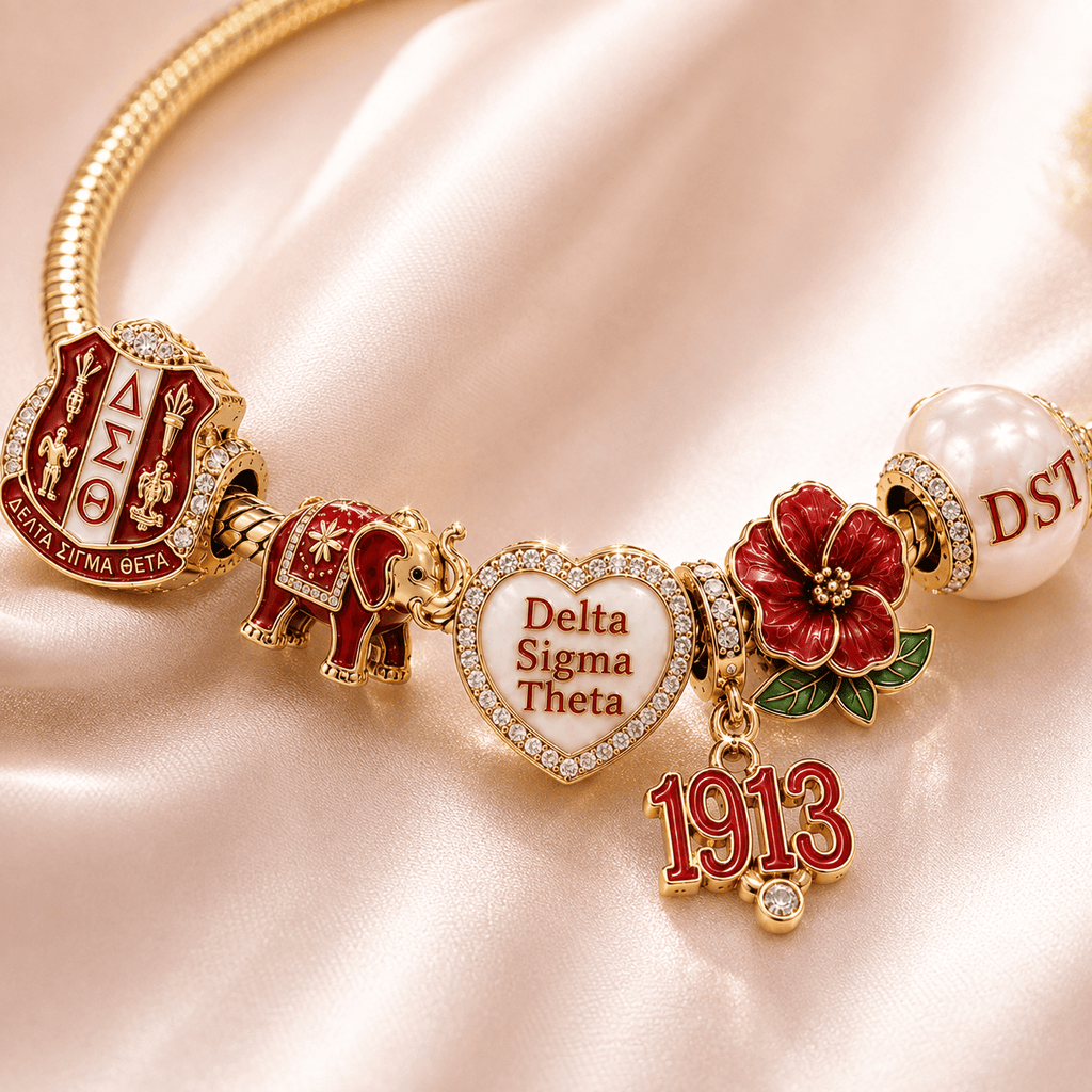 DSTT Gold Charm Bracelet Set BMD
