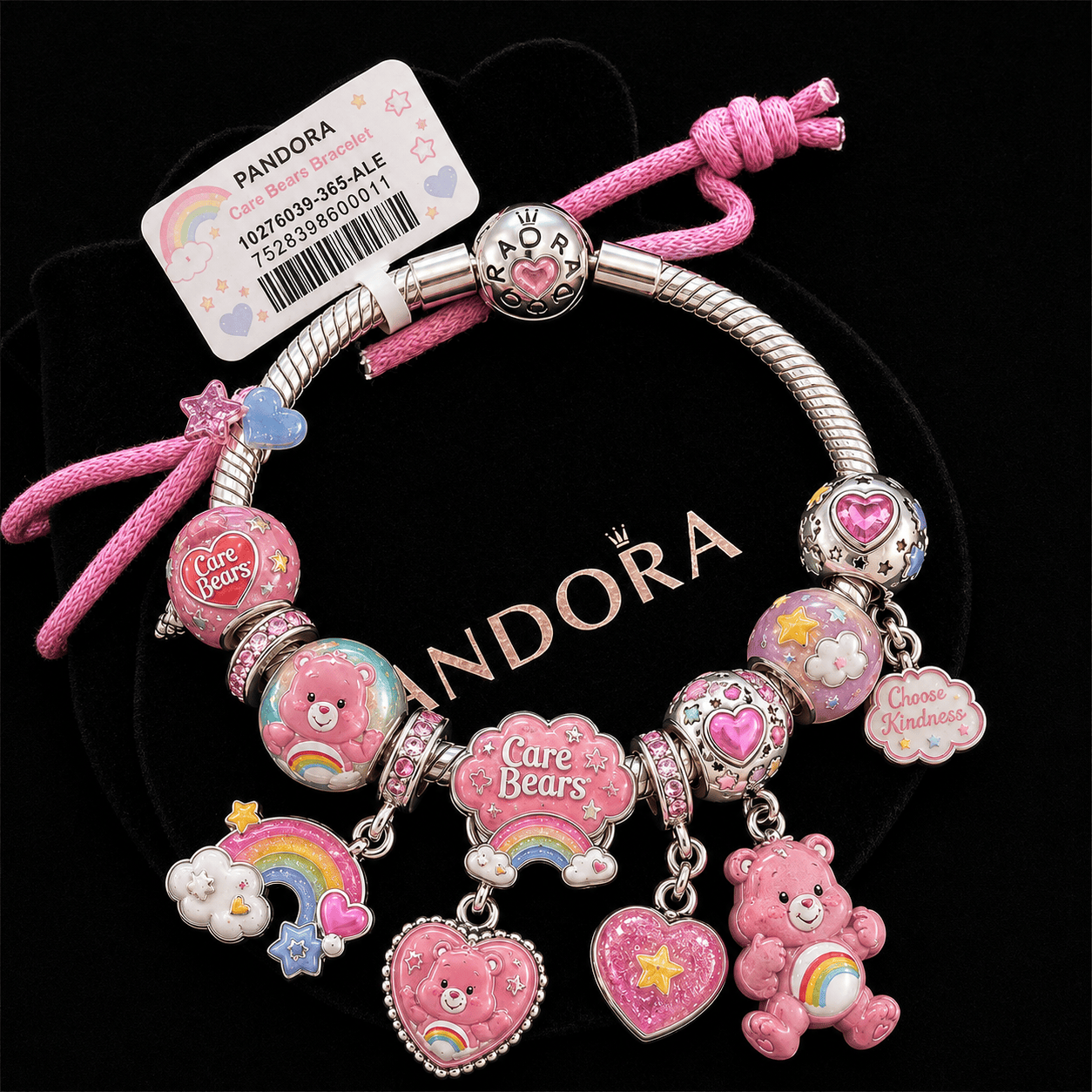 CRB silver Charm Bracelet Set BMD