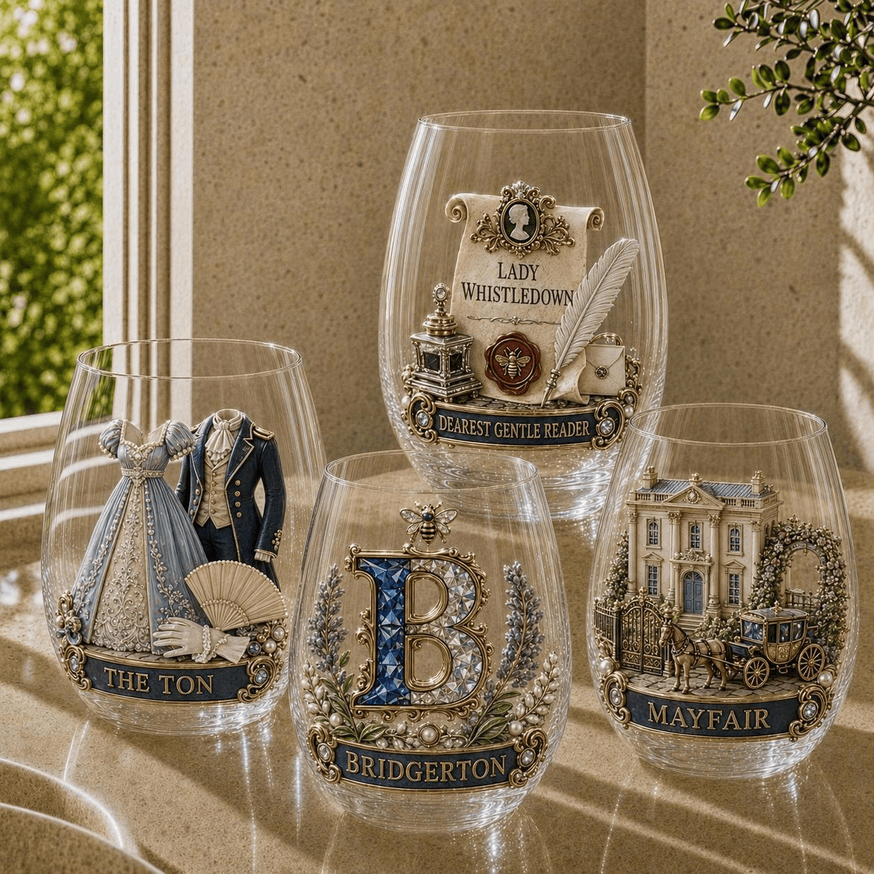 BDGT Wine Glass Cup NHVH