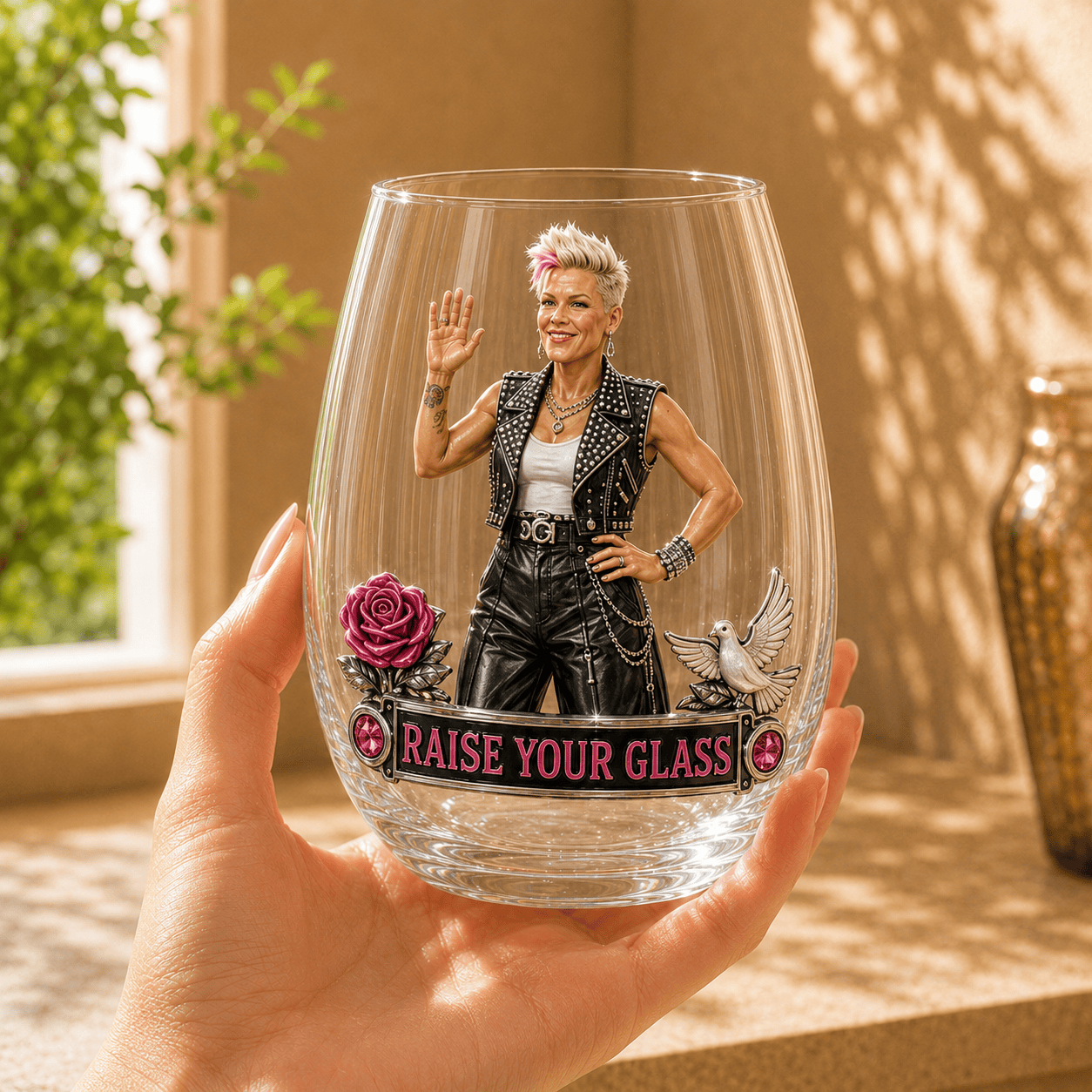 PNK Wine Glass Cup NHVH