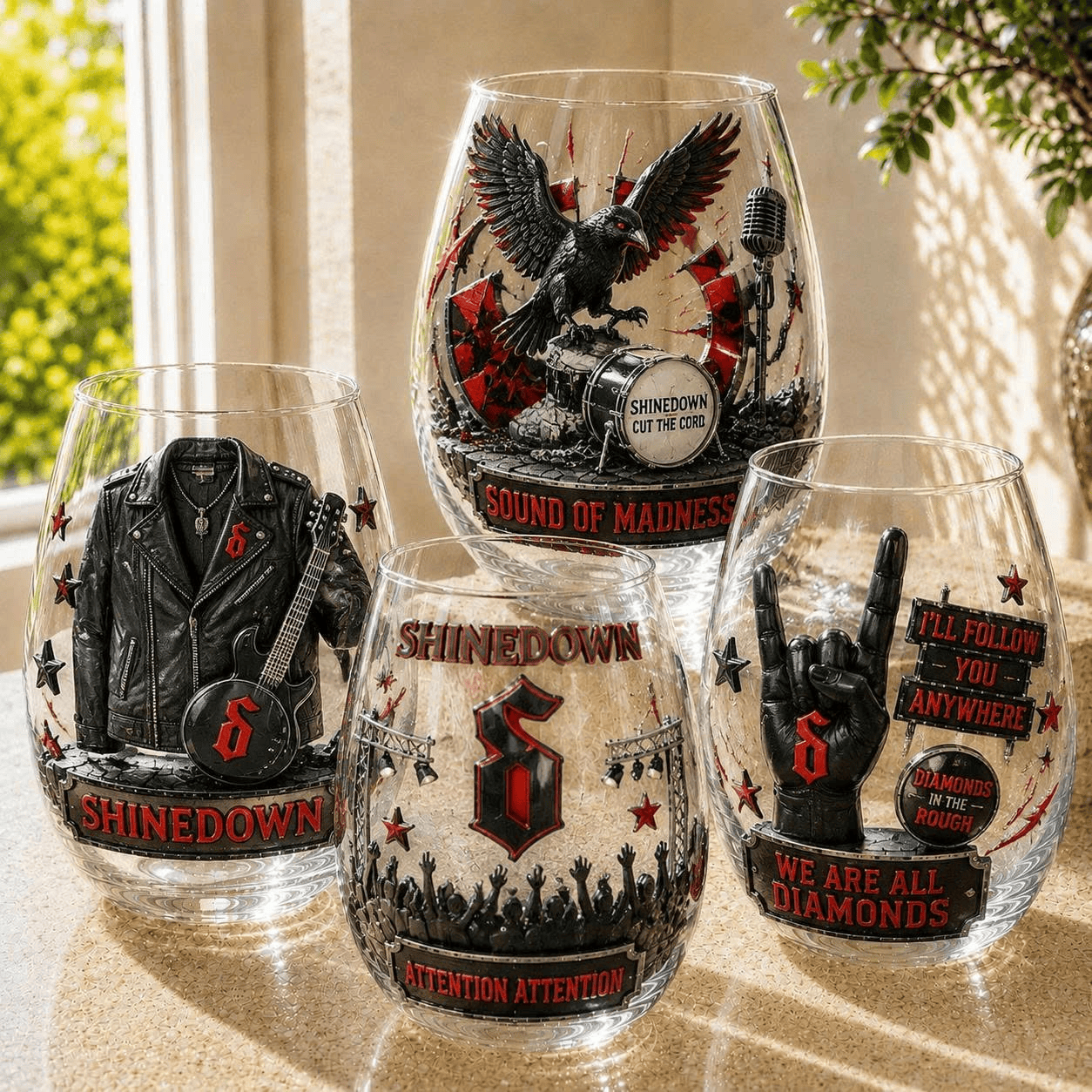 Premium SNDN Wine Glass Cup TTN