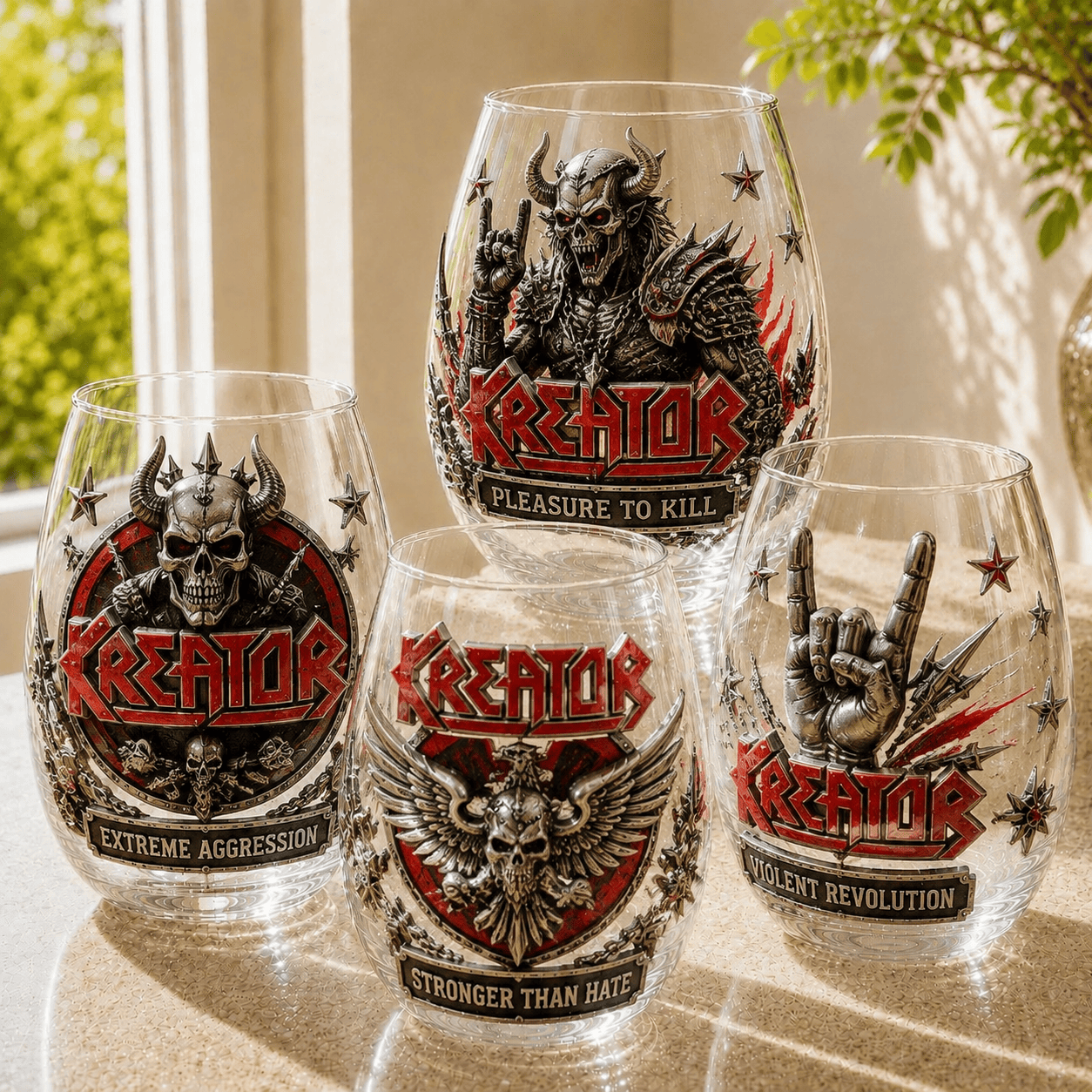 Premium KRET Wine Glass Cup PTT