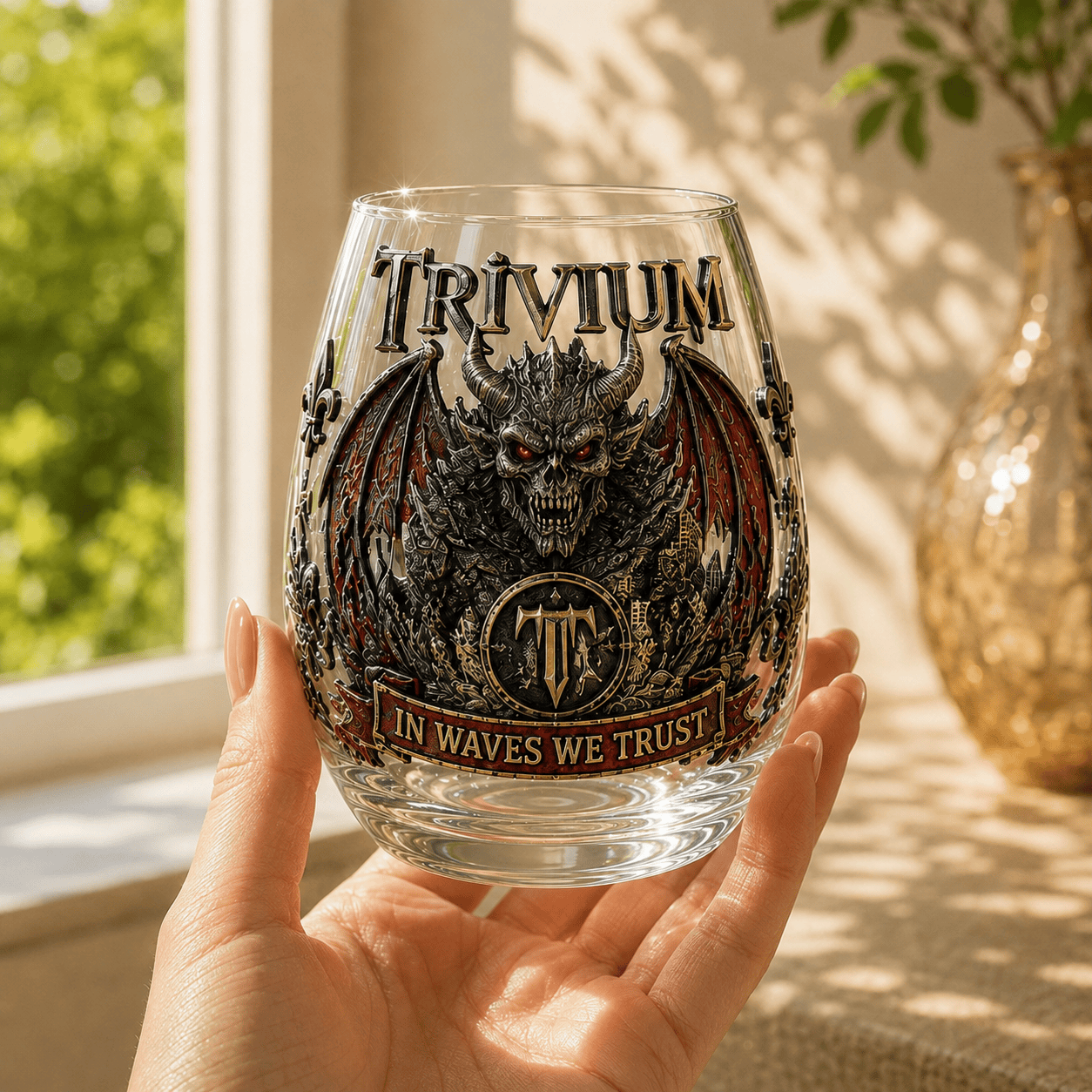 Premium TVM Wine Glass Cup PTT