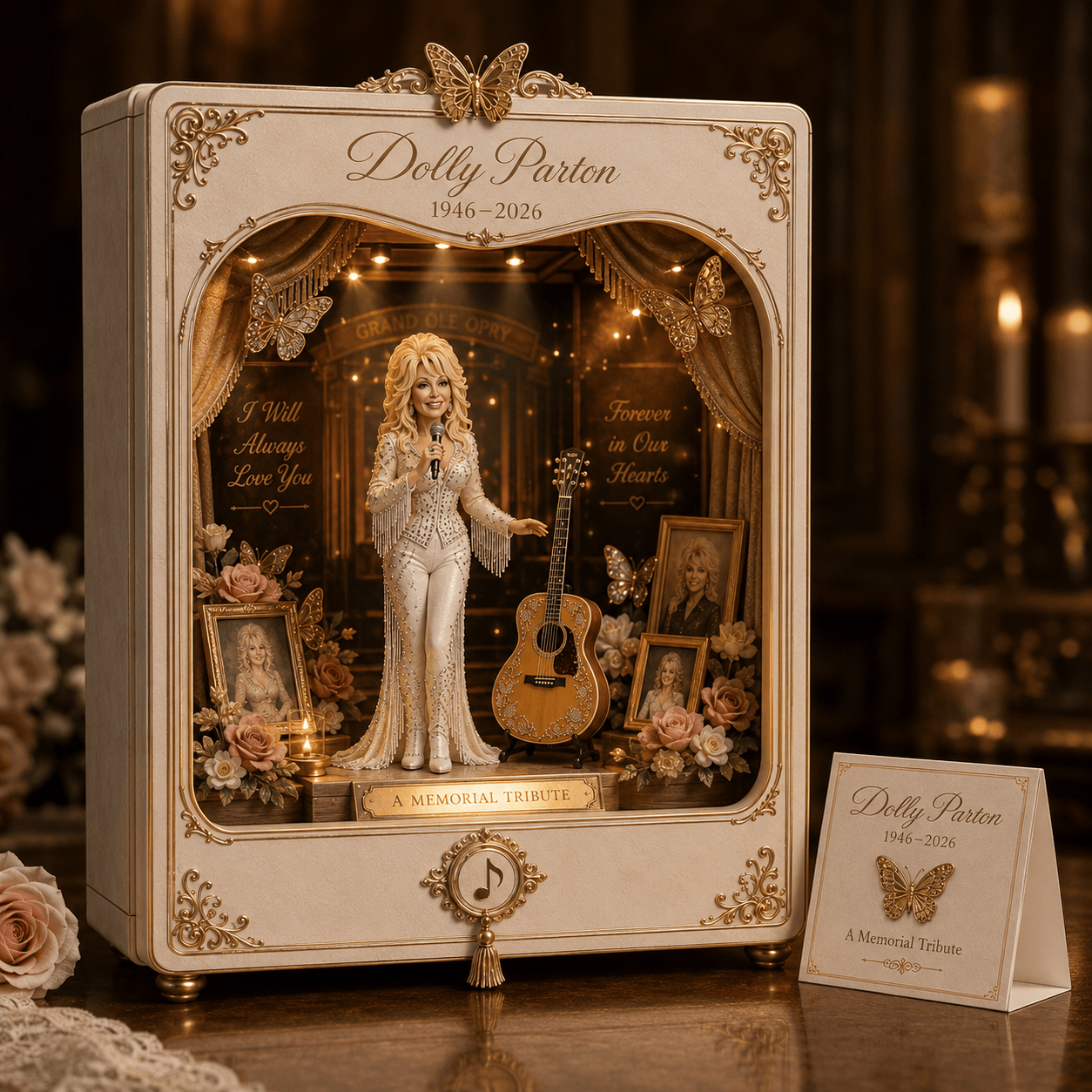 Premium DLPT Memorial Shadow Box NHVH