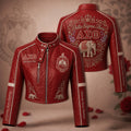 Premium DST Cropped Leather Zipper Jacket TNSM