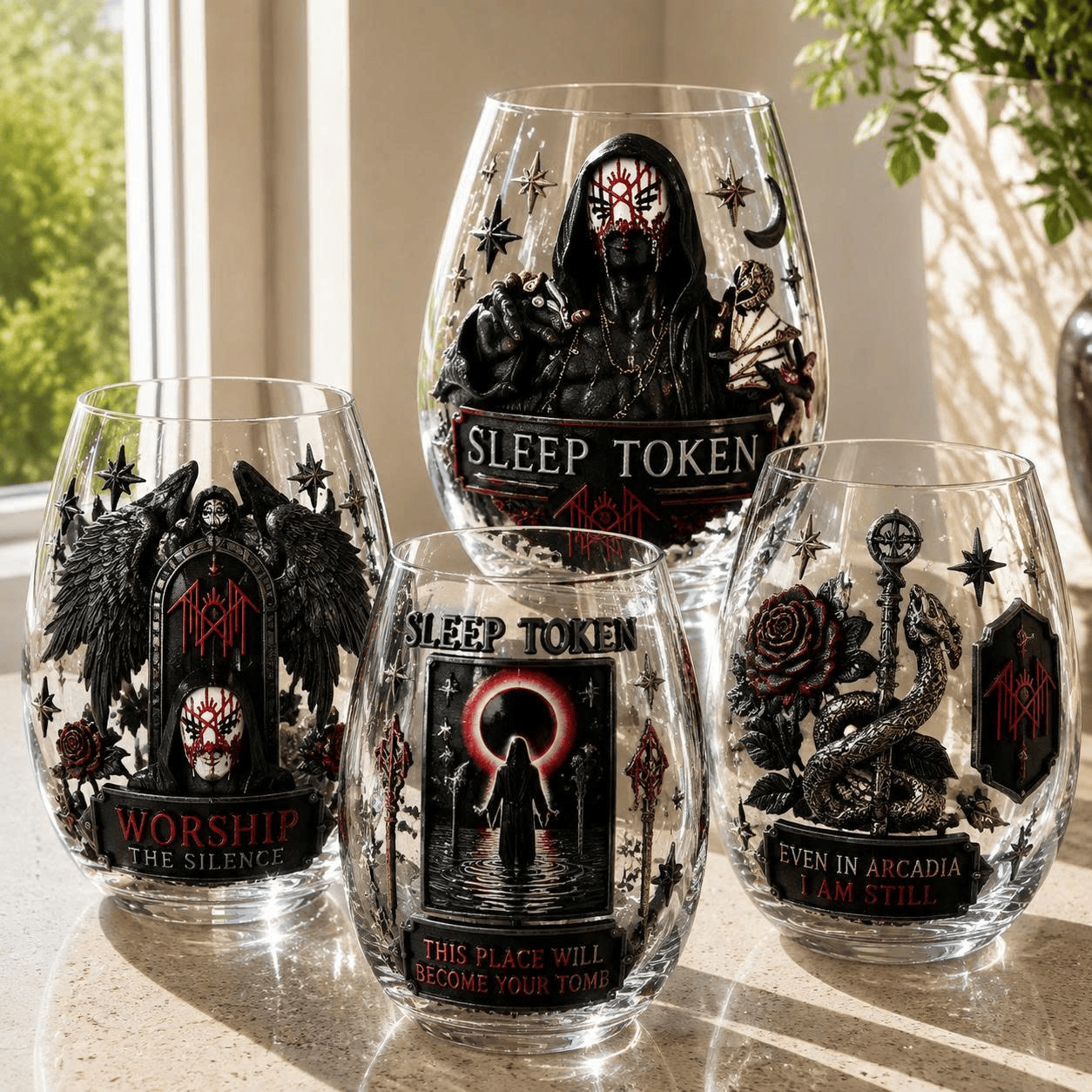 Premium SLTK Wine Glass Cup TTN