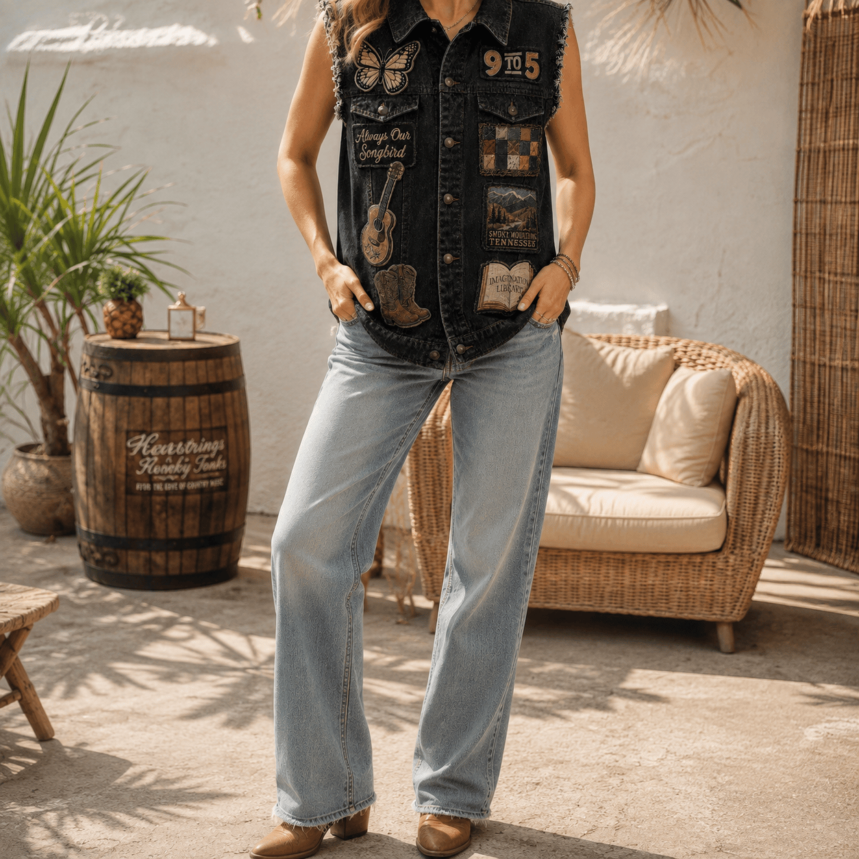 DLPT PREMIUM DENIM VEST NVH