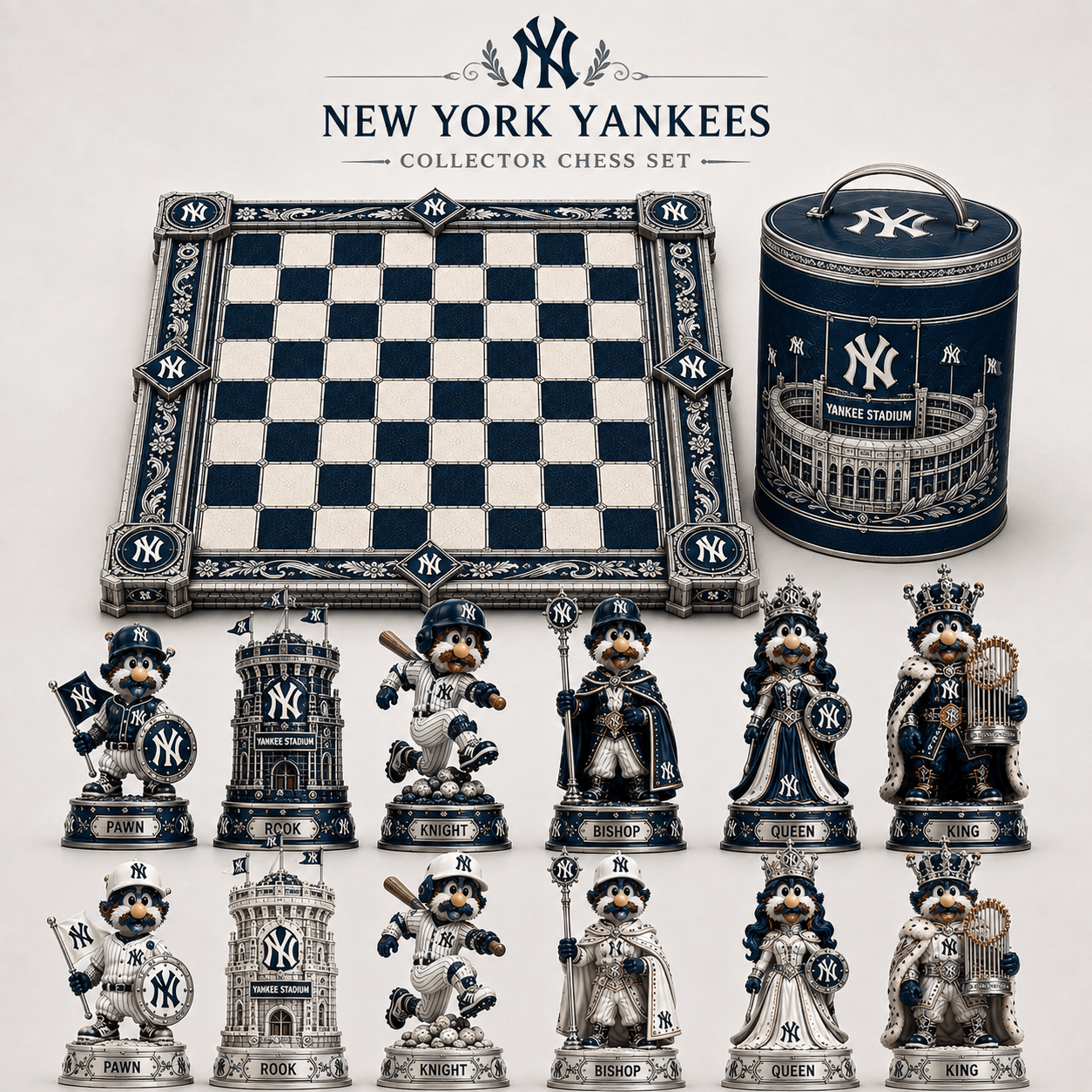 Premium NYY Chess Set NPL