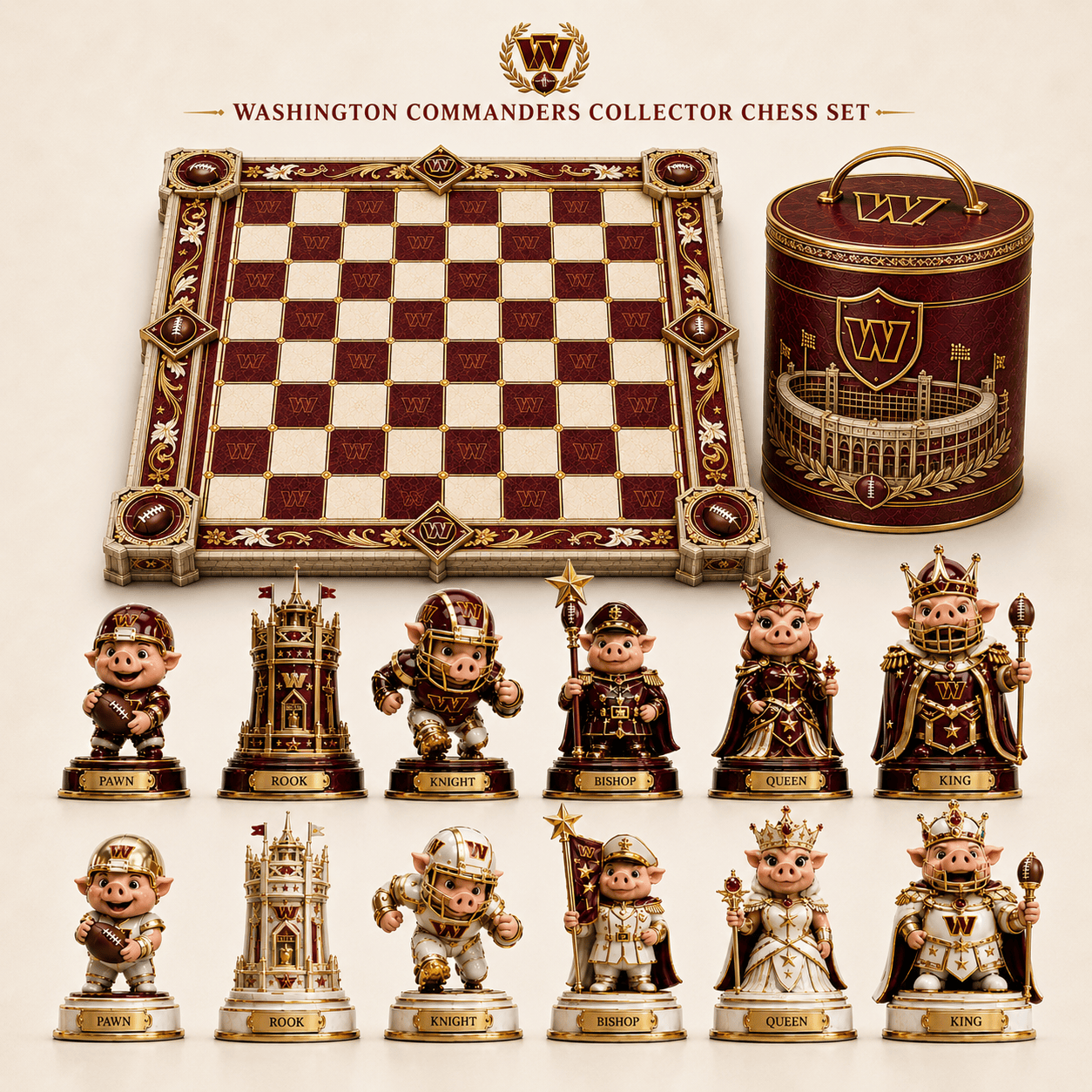 Premium WCD Chess Set PDL