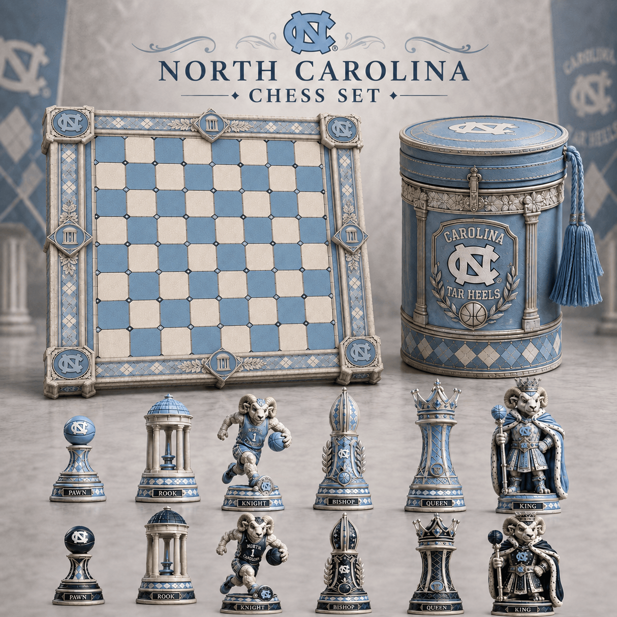 Premium UNC Chess Set NTNA