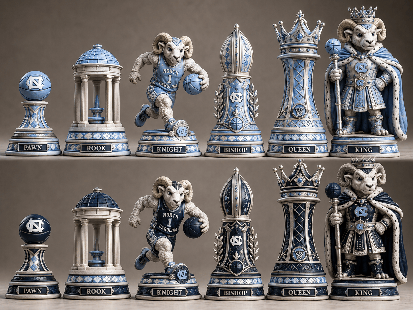 Premium UNC Chess Set NTNA