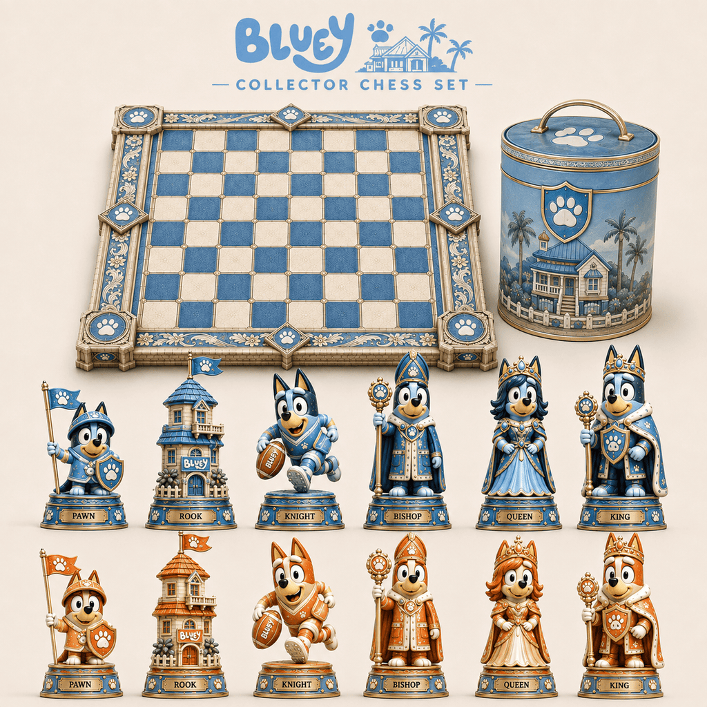 Premium BLU Chess Set NPL