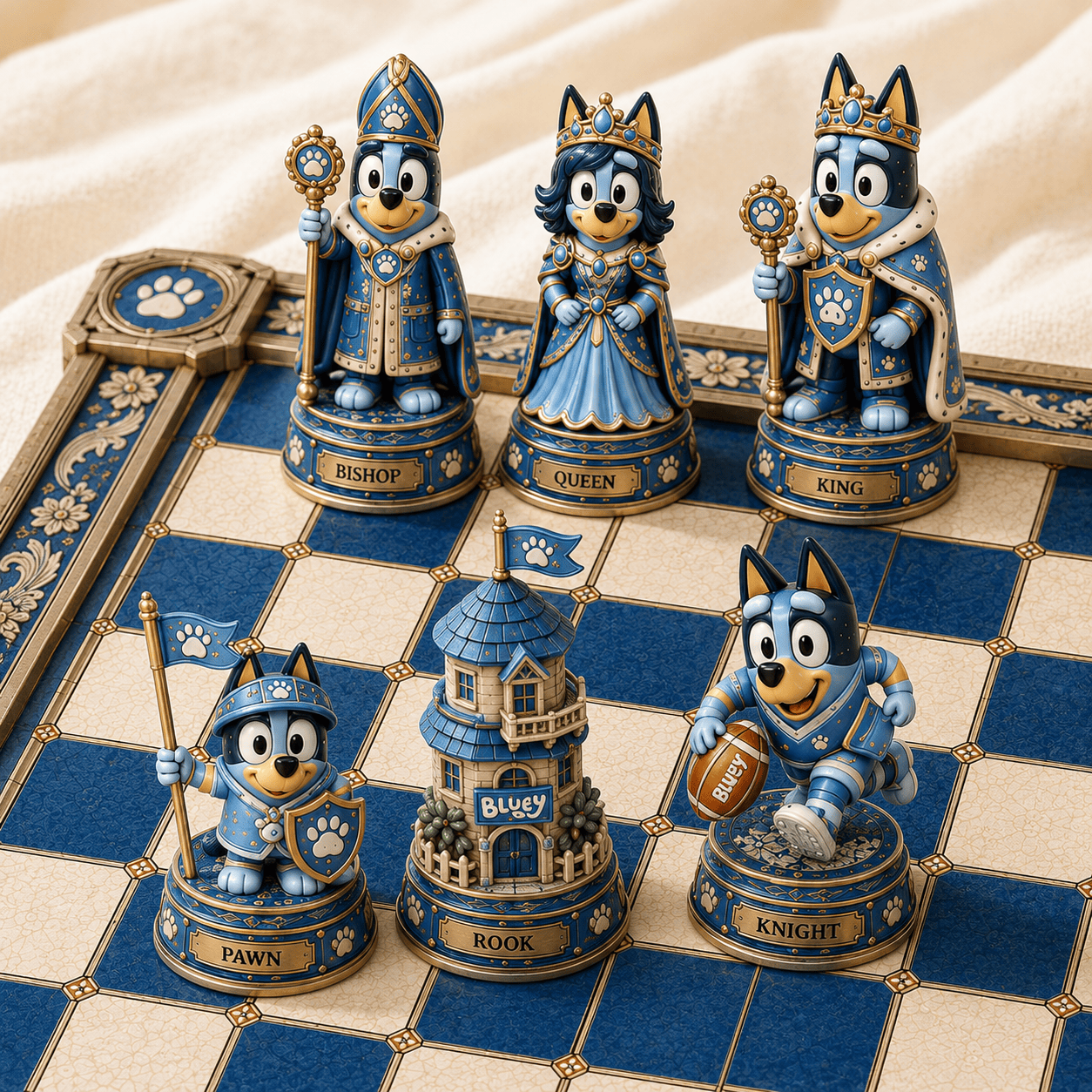 Premium BLU Chess Set NPL