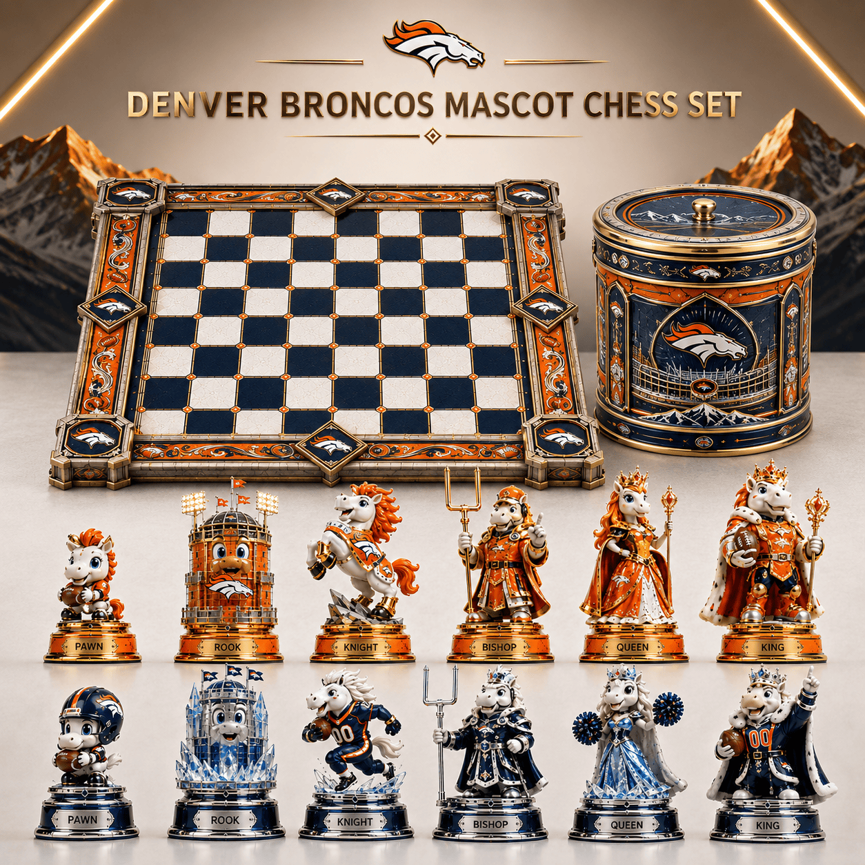 Premium DVBC Chess Set NTNA