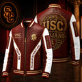 Premium USC Leather Zipper Jacket TTMH