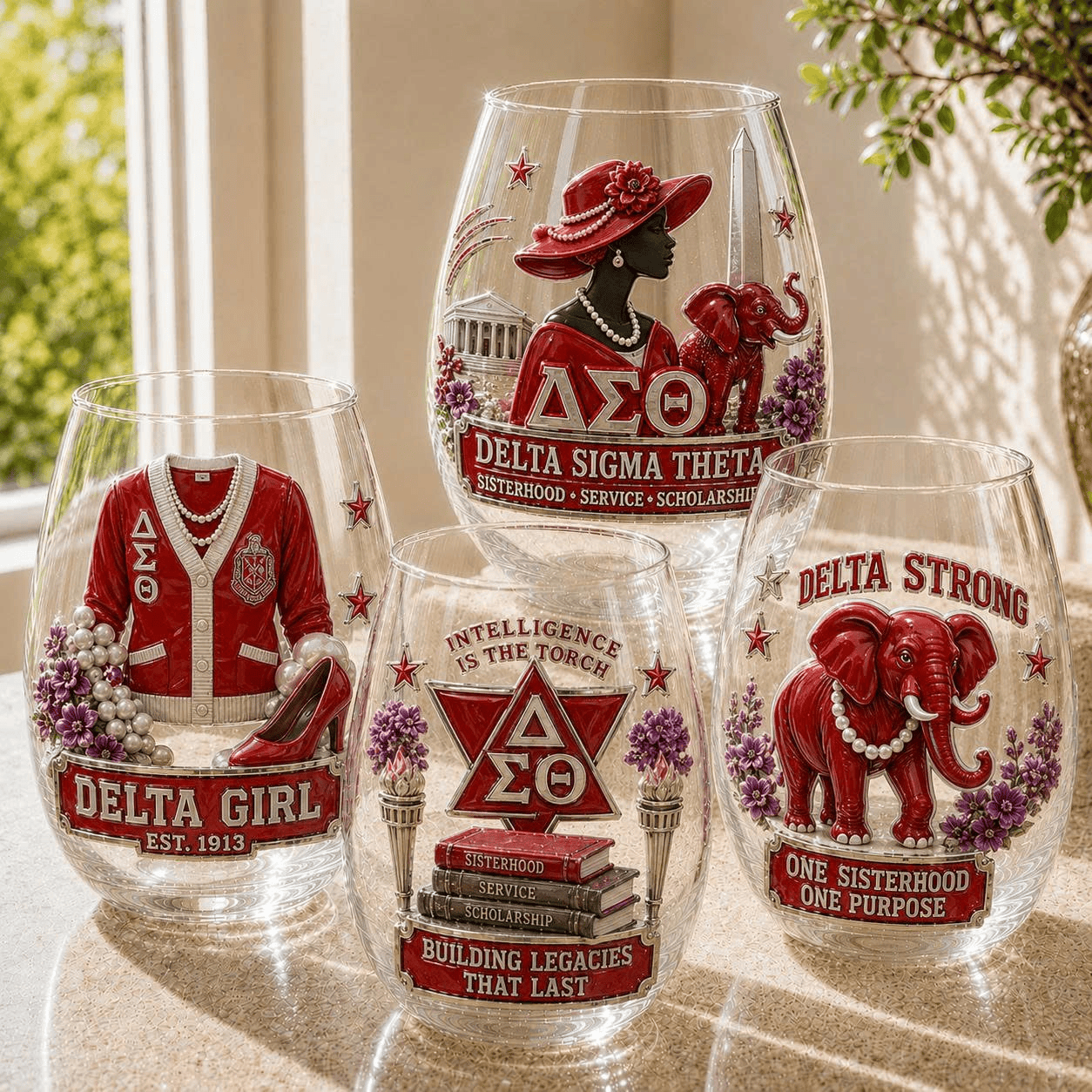 Premium DST Wine Glass Cup VTH