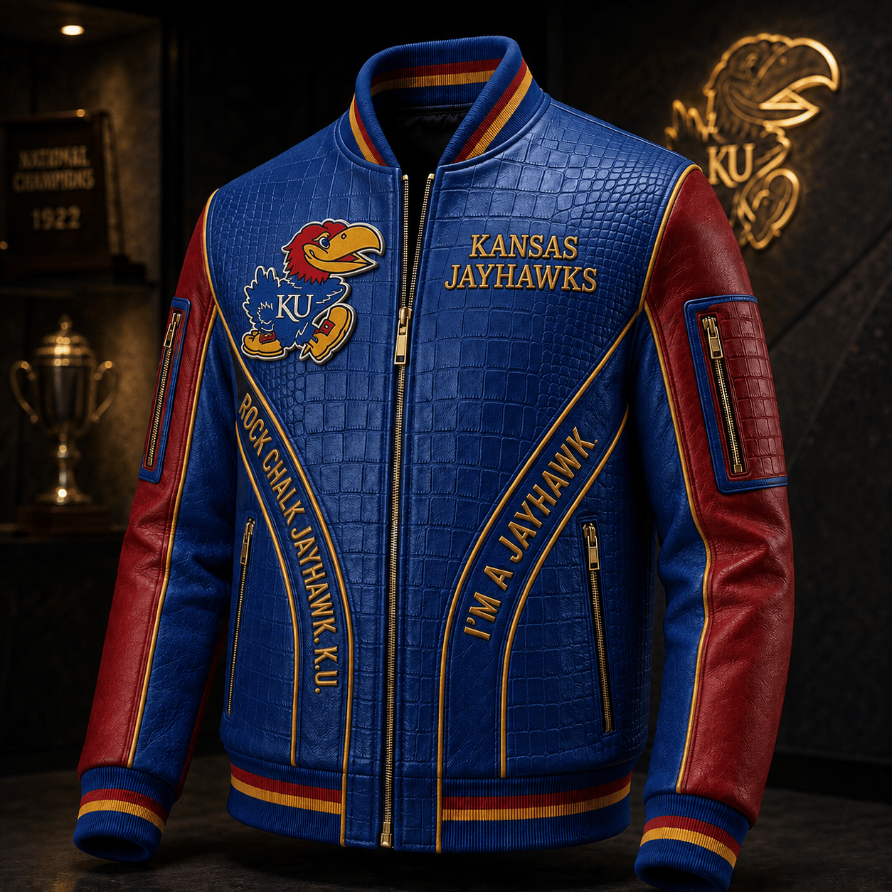Premium KHSB Leather Zipper Jacket TTMH