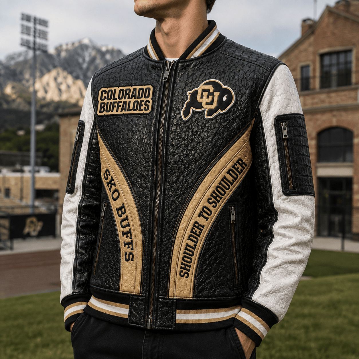 Premium CLB Leather Zipper Jacket PVNA