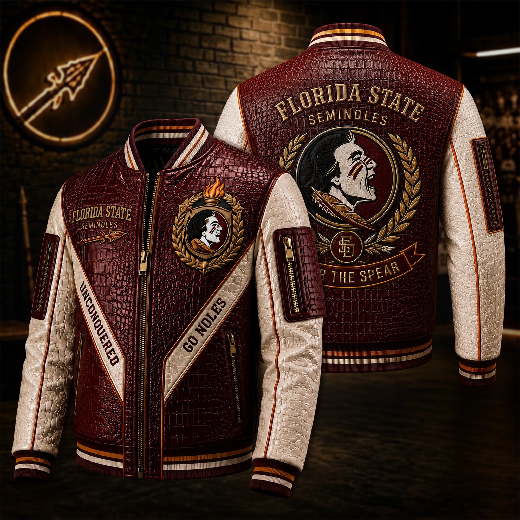 Premium FSS Leather Zipper Jacket TTMH