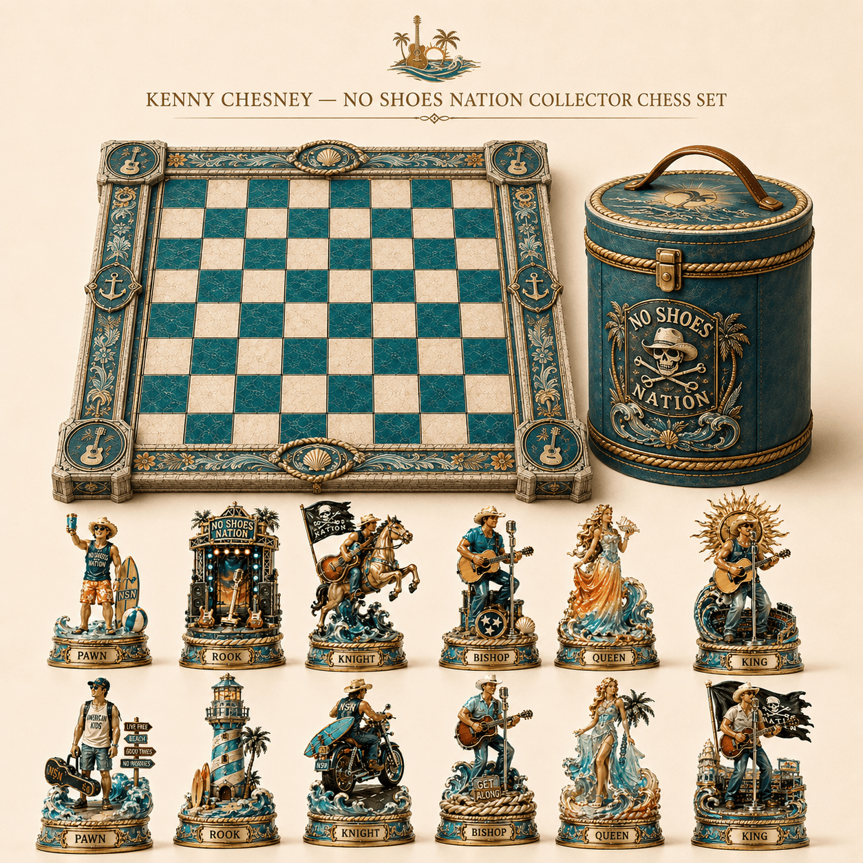 Premium KNCN Chess Set NTNA