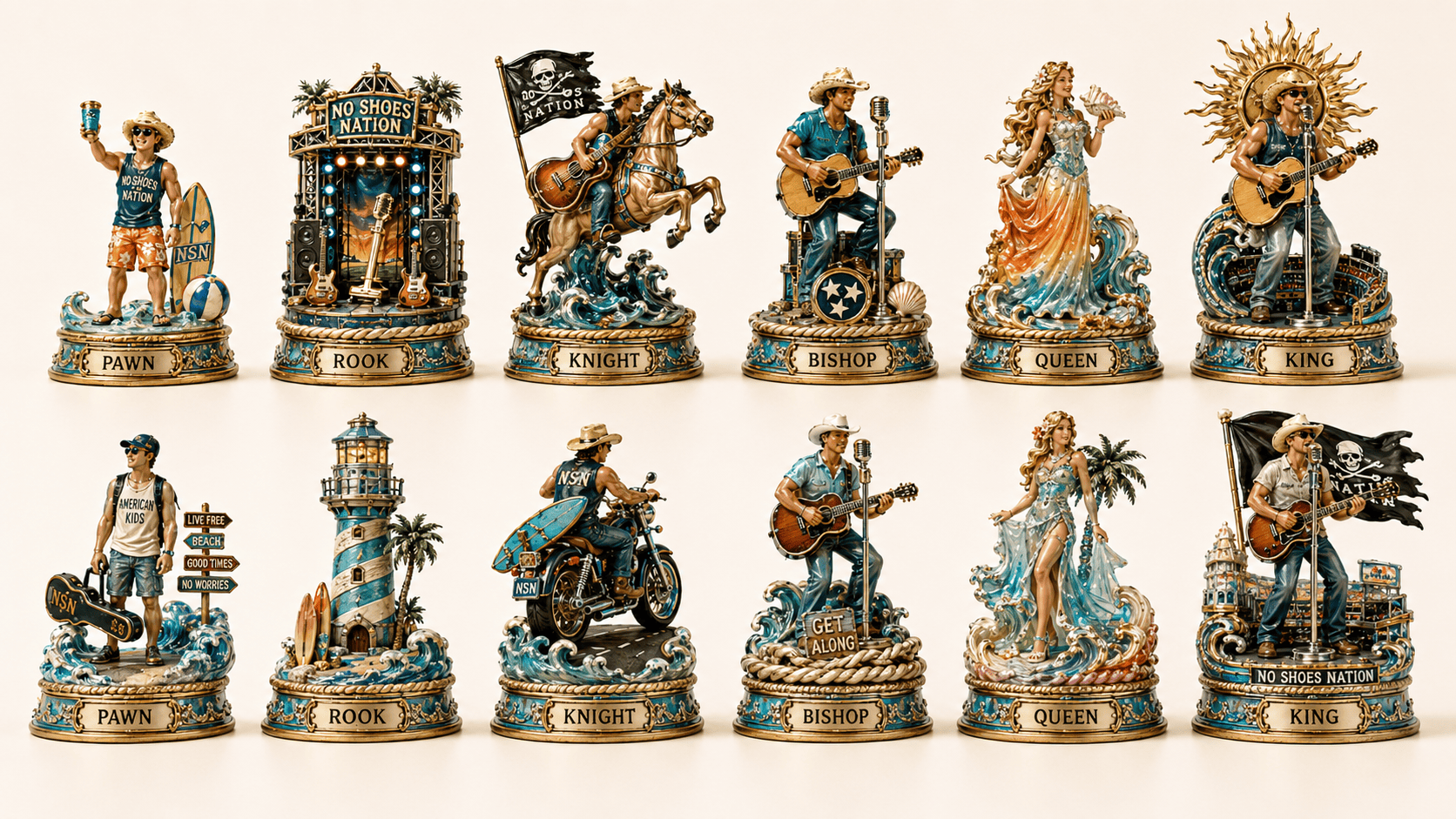 Premium KNCN Chess Set NTNA