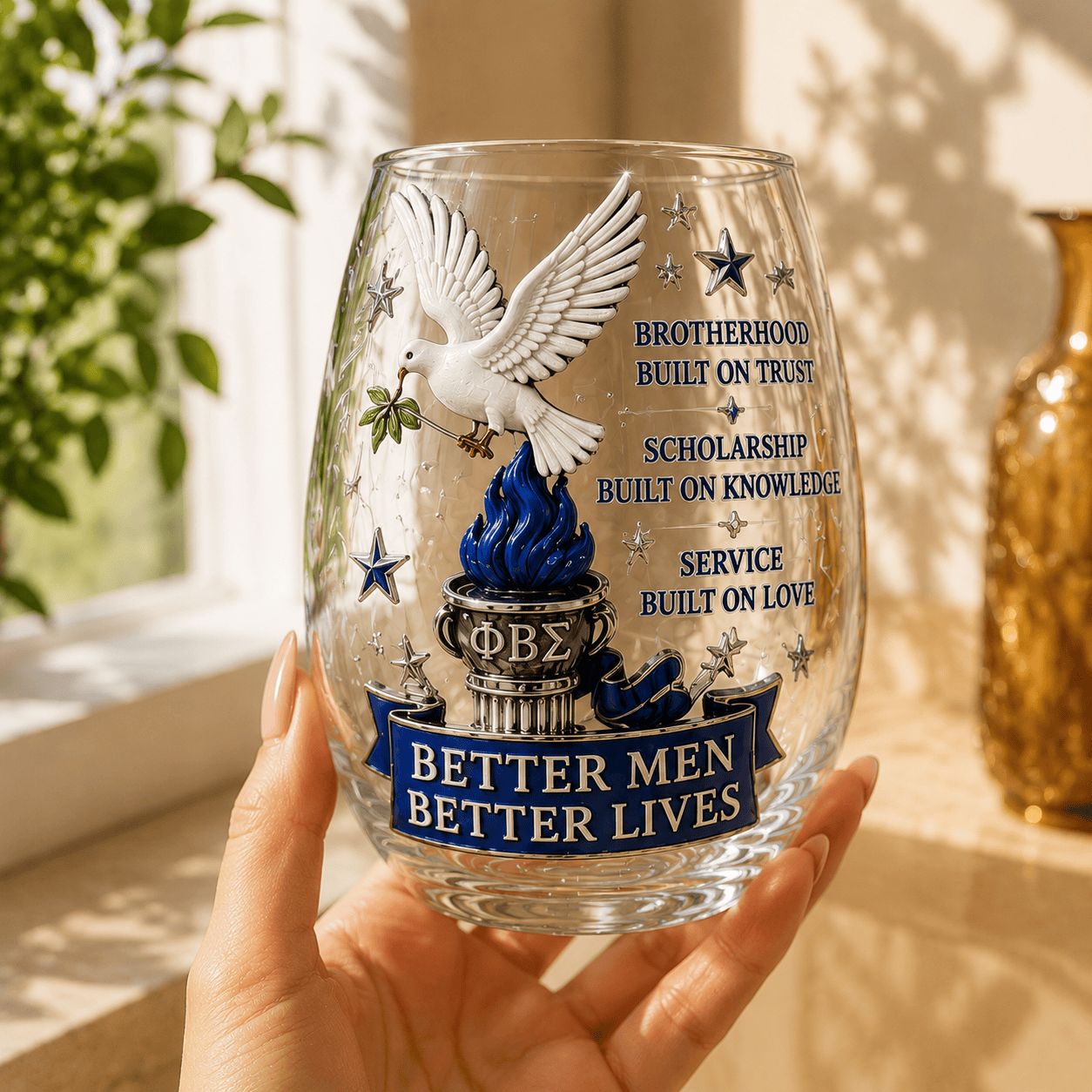Premium PBTS Wine Glass Cup VTH