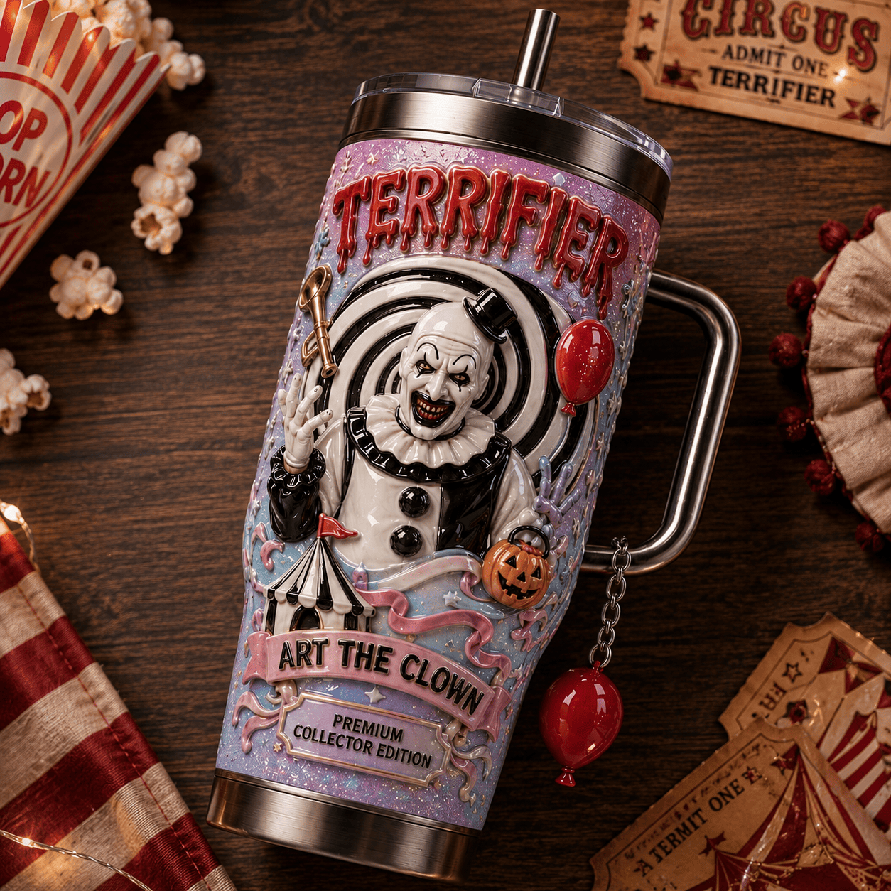TEF 40oz Tumbler With Handle TTNL