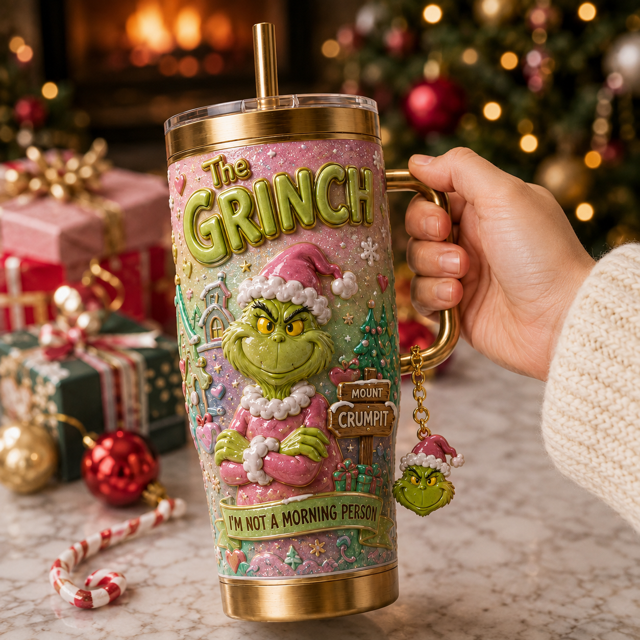 TGR 40oz Tumbler With Handle TTNL