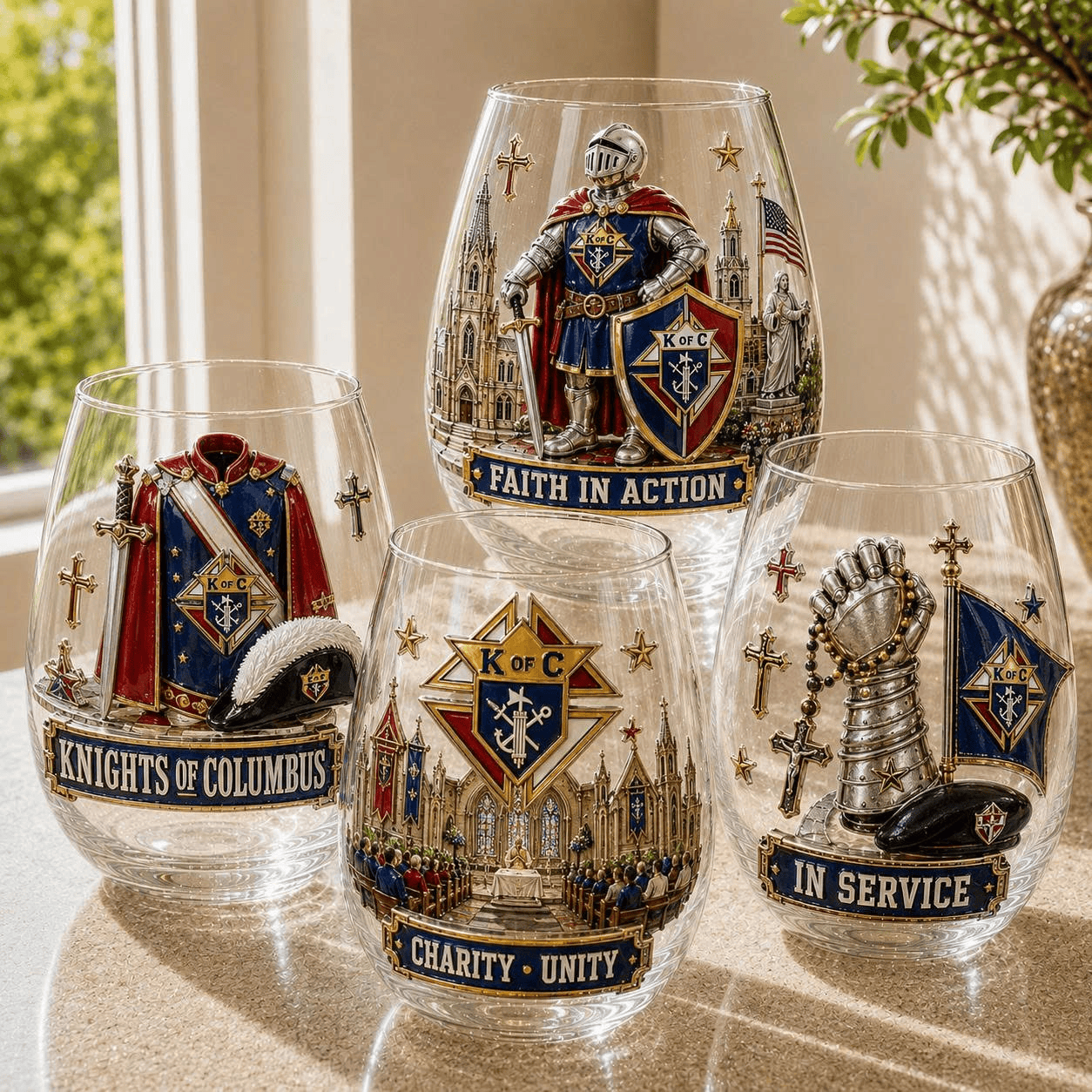 Premium KOCB Wine Glass Cup VTH