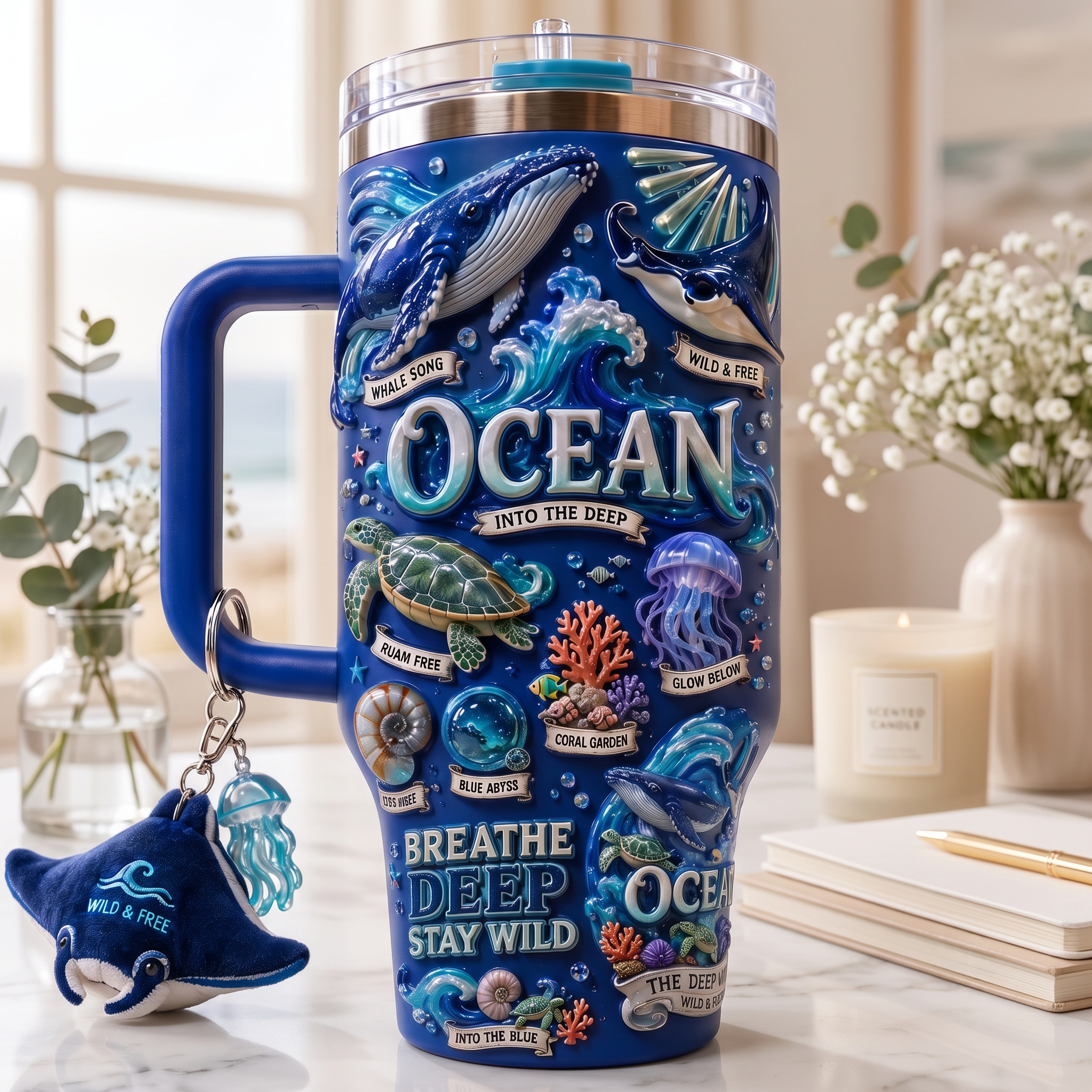OCN 40oz Tumbler With Handle HTTT