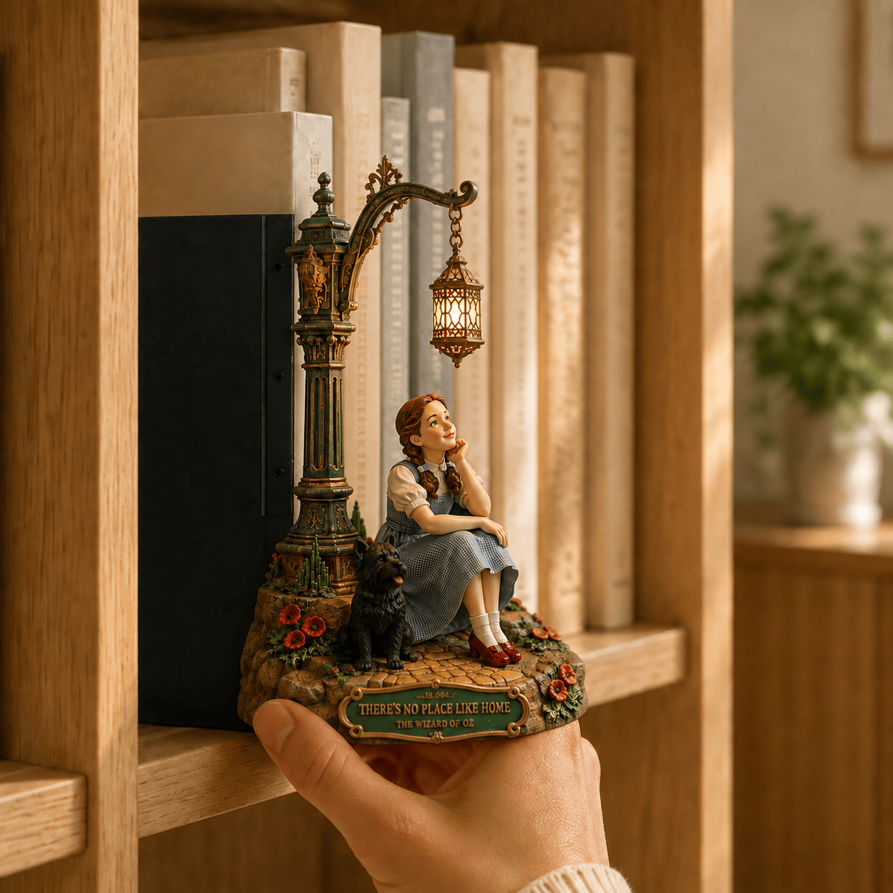 Premium TWOZ Bookshelf Figurines Lamp NTNA