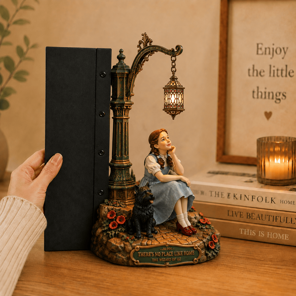 Premium TWOZ Bookshelf Figurines Lamp NTNA