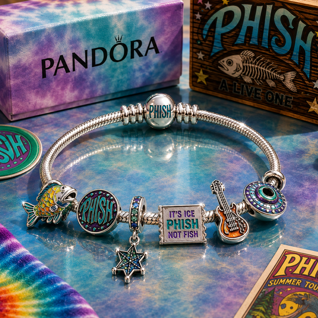 PIH silver Charm Bracelet Set BMD