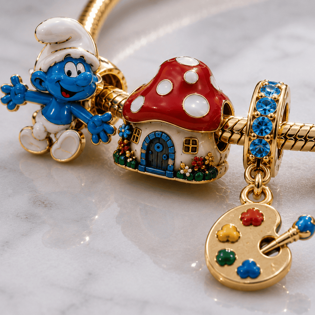 TSM Gold Charm Bracelet Set BMD