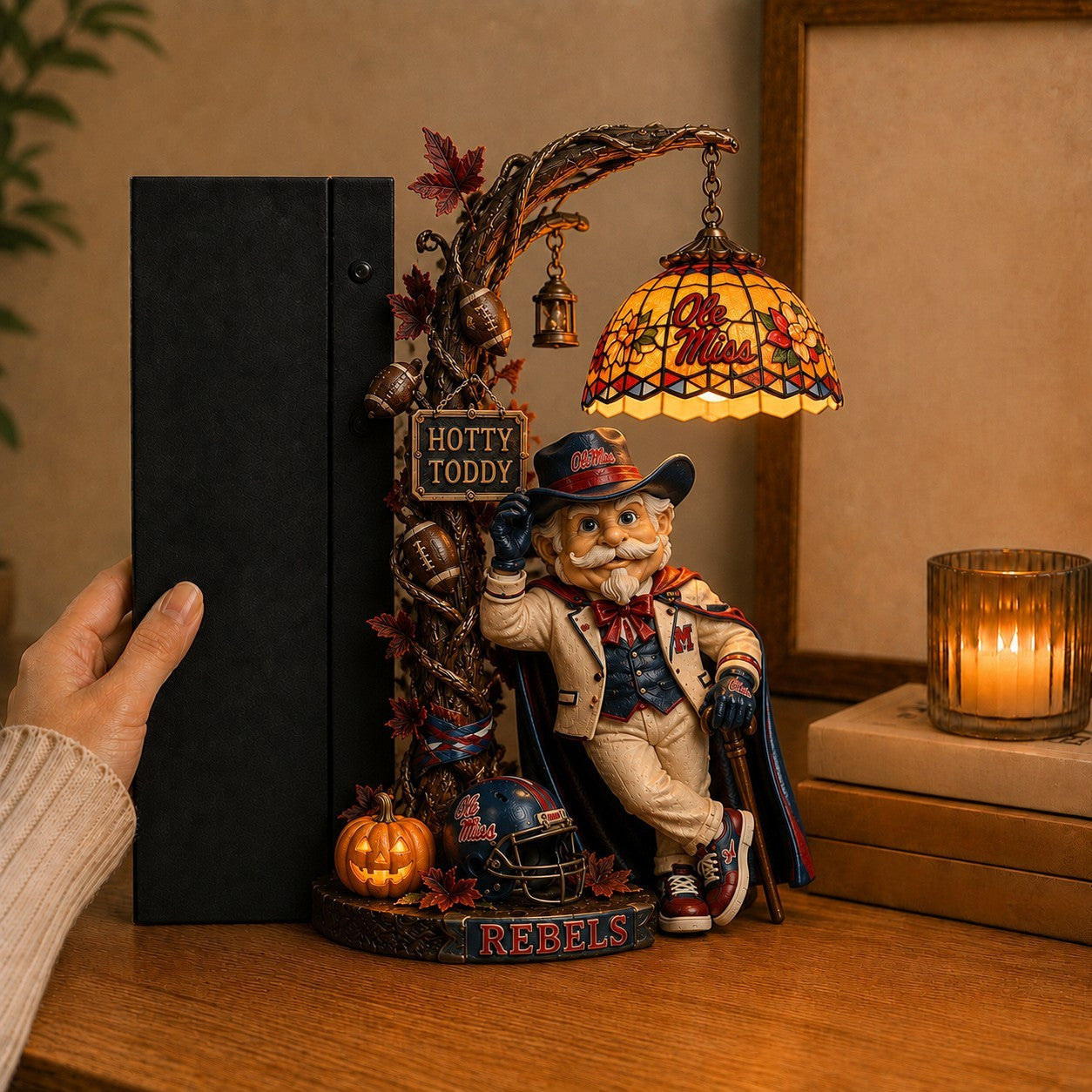 Premium OMR Bookshelf Figurines Lamp PDL