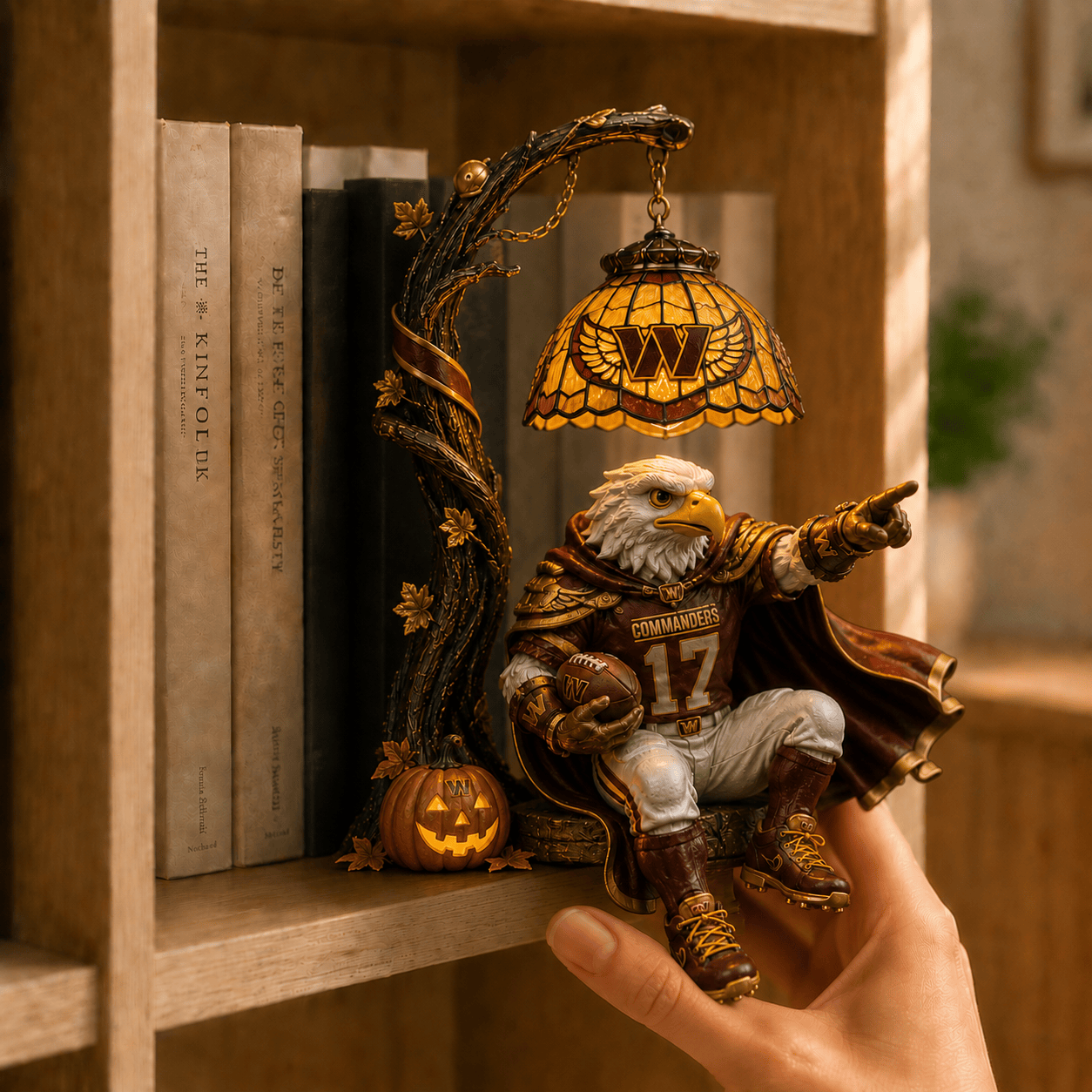 Premium WCD Bookshelf Figurines Lamp PDL
