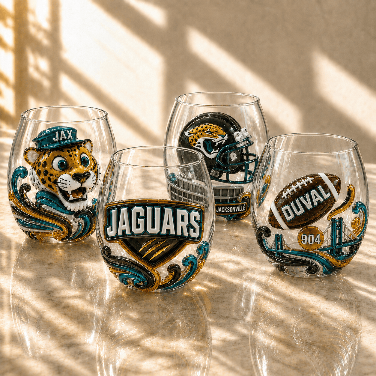 Premium JSVJ Wine Glass Cup TMH