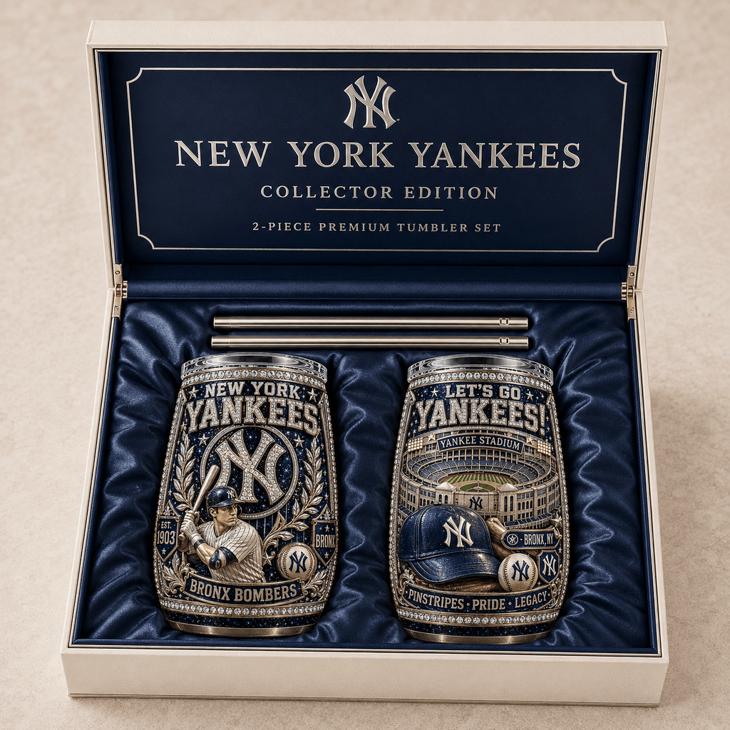 Premium NYY 20oz Tumbler Set of 2 NHVH