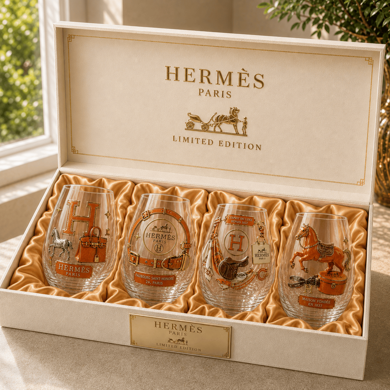 Premium HM Wine Glass Cup TTN