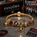 5SOS Gold Charm Bracelet Set PTT