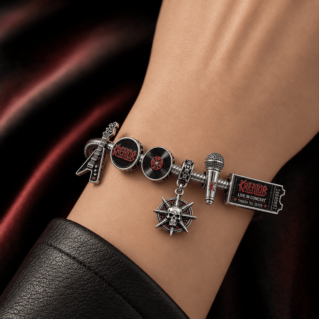 KRET Silver Charm Bracelet Set PTT