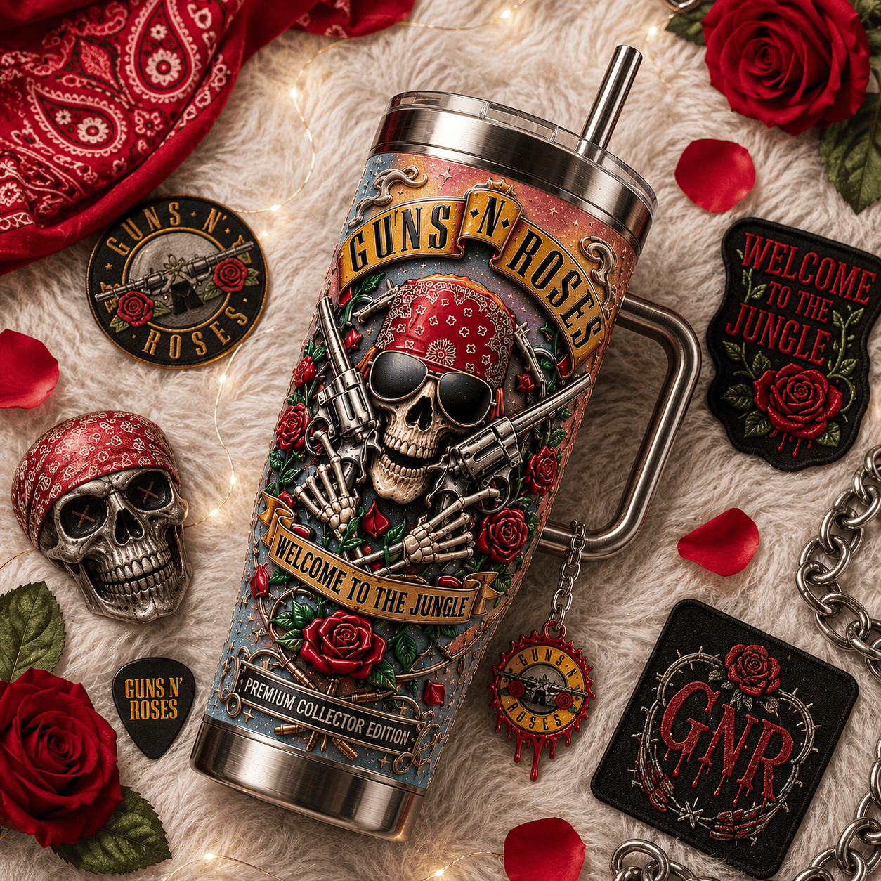 GNR 40oz Tumbler With Handle TTNL