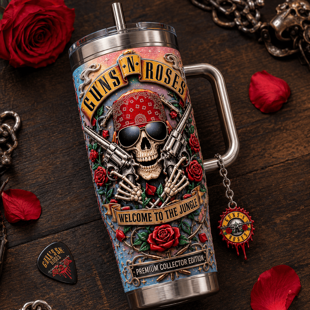 GNR 40oz Tumbler With Handle TTNL
