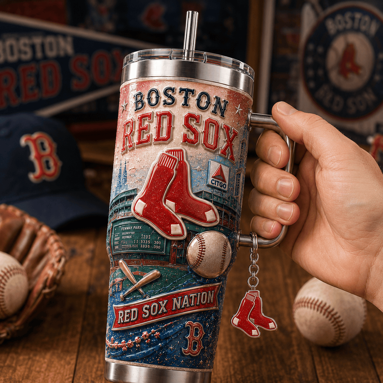 BRX 40oz Tumbler With Handle TTNL