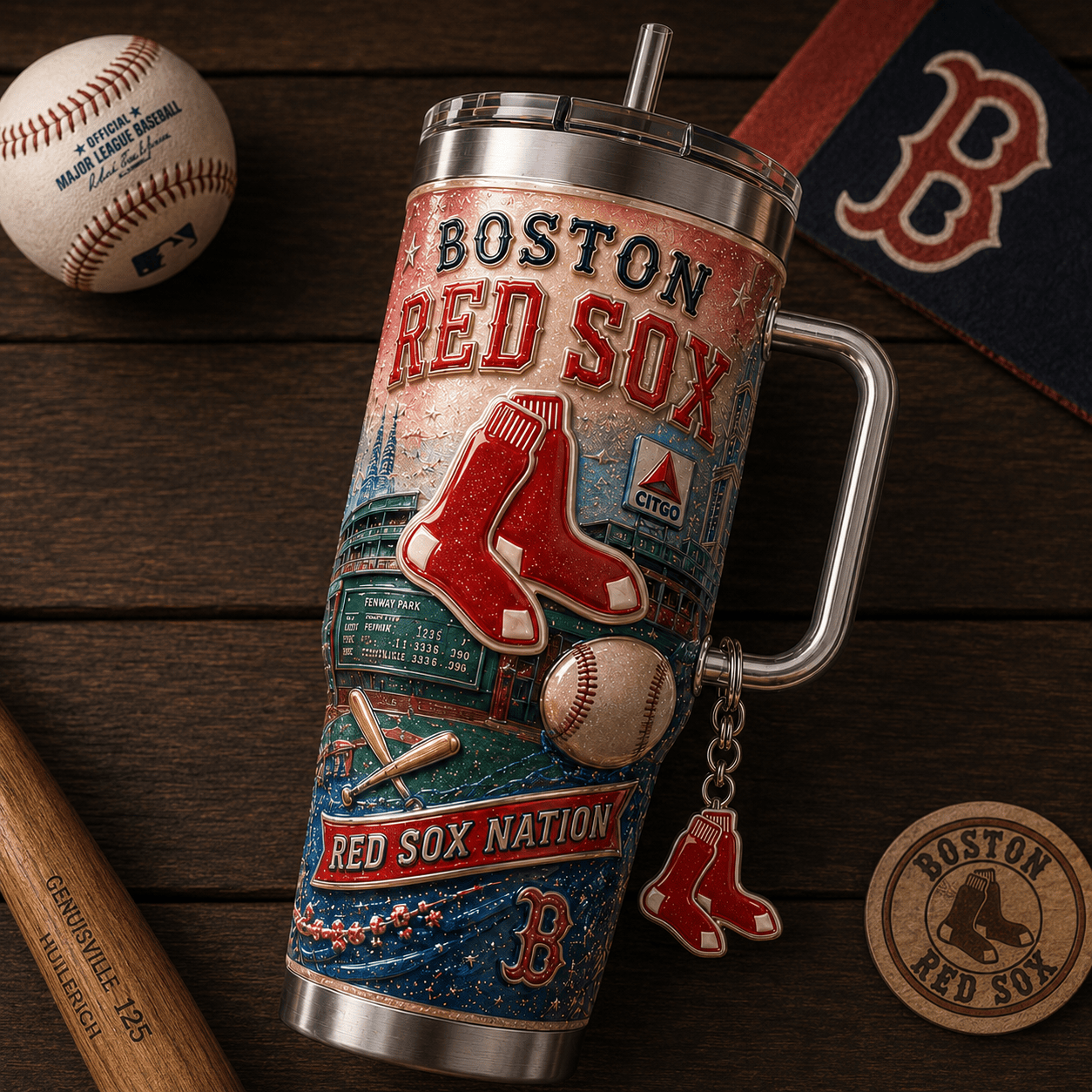 BRX 40oz Tumbler With Handle TTNL