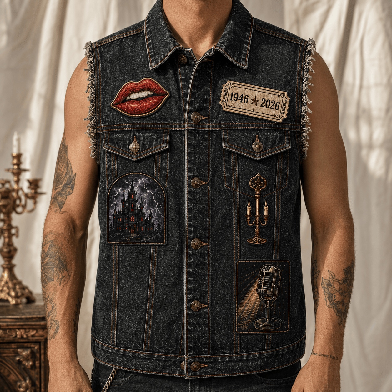TCRY PREMIUM DENIM VEST NVH