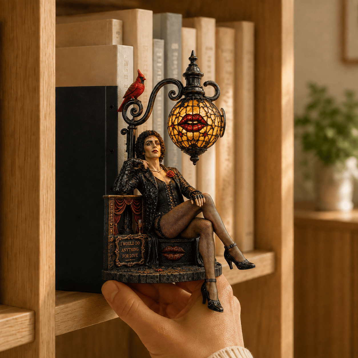 Premium TCRY Bookshelf Figurines Lamp NTNA