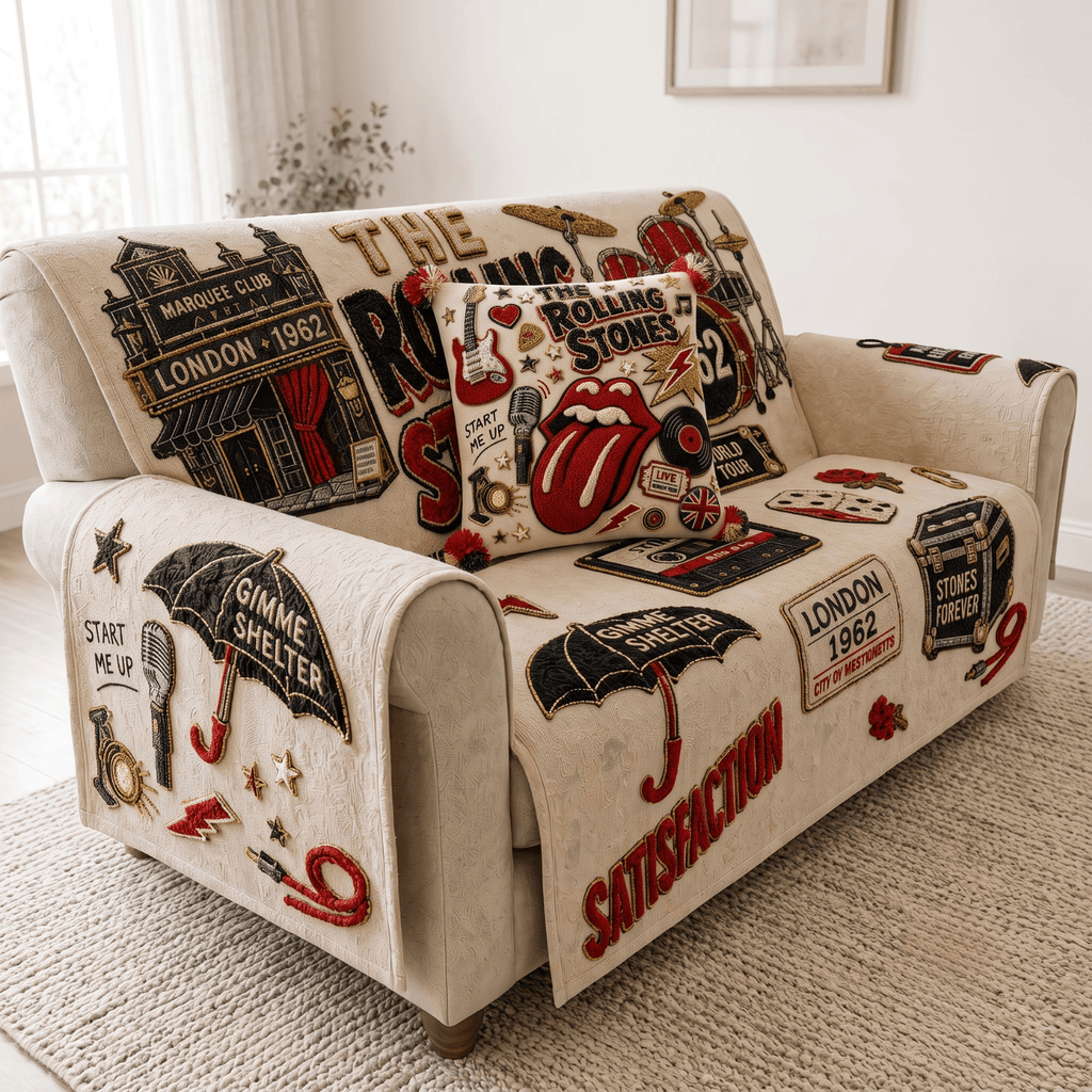 RLST Tufted Sofa Cover & Pillow Set NTKO