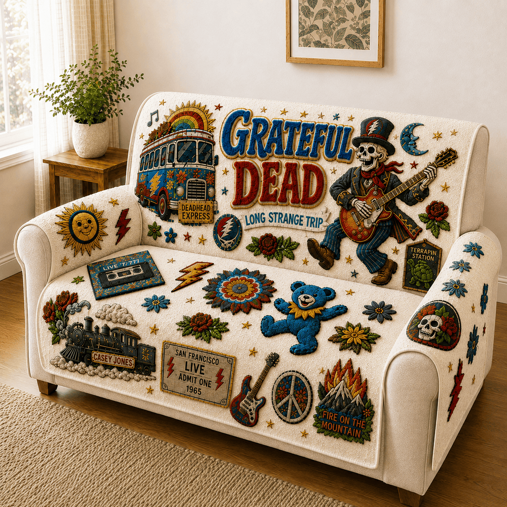GRFD Tufted Sofa Cover & Pillow Set NTKO