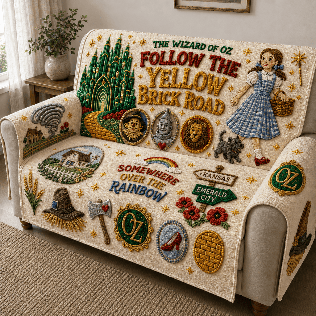 TWOZ Tufted Sofa Cover & Pillow Set NTKO